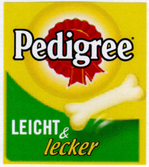 Pedigree LEICHT & lecker Logo (DPMA, 09.04.2001)