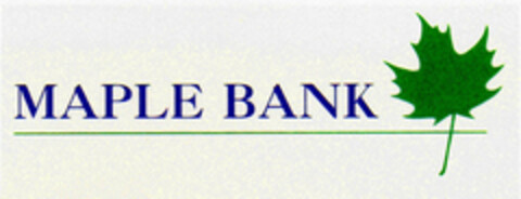 MAPLE BANK Logo (DPMA, 13.08.2001)