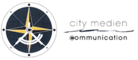 city medien communication Logo (DPMA, 04/17/2014)