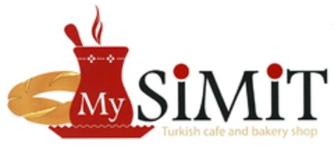 My SiMiT Turkish cafe and bakery shop Logo (DPMA, 08/26/2015)