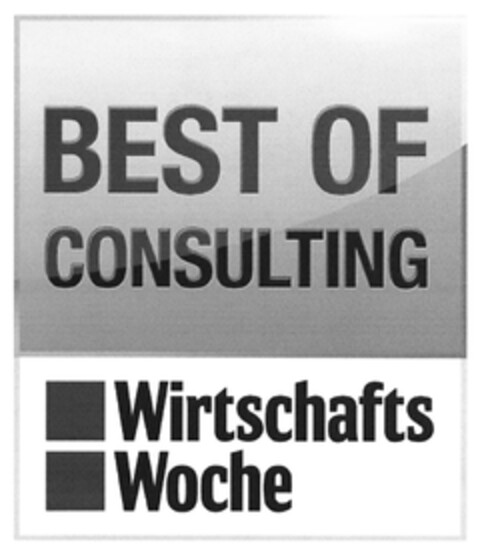 BEST OF CONSULTING WirtschaftsWoche Logo (DPMA, 05.05.2017)