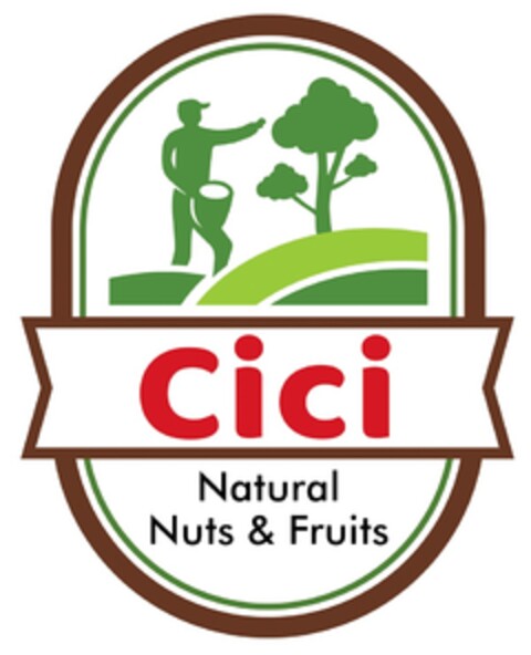 Cici Natural Nuts & Fruits Logo (DPMA, 08.02.2018)