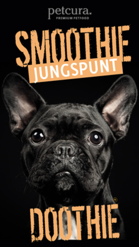 petcura. PREMIUM PETFOOD SMOOTHIE JUNGSPUNT DOOTHIE Logo (DPMA, 08.01.2019)