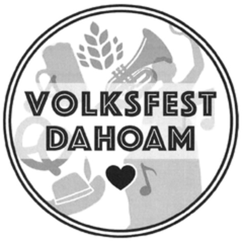 VOLKSFEST DAHOAM Logo (DPMA, 12.08.2020)