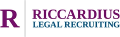 R RICCARDIUS LEGAL RECRUITING Logo (DPMA, 29.07.2020)