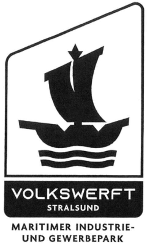 VOLKSWERFT STRALSUND MARITIMER INDUSTRIE- UND GEWERBEPARK Logo (DPMA, 16.08.2023)