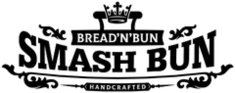 BREAD'N'BUN SMASH BUN HANDCRAFTED Logo (DPMA, 12.07.2024)