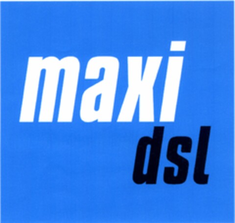 maxi dsl Logo (DPMA, 08/27/2004)