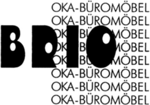 BRIO OKA-BÜROMÖBEL Logo (DPMA, 26.04.1995)