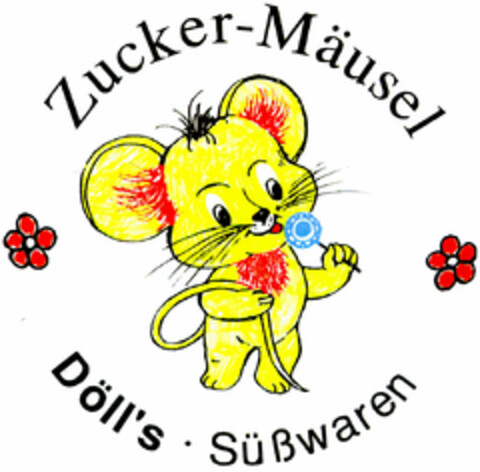 Zucker-Mäusel Döll's · Süßwaren Logo (DPMA, 07/07/1997)