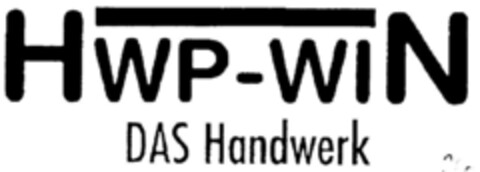 HWP-WIN DAS Handwerk Logo (DPMA, 08/01/1997)