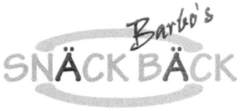 Barbo's SNÄCK BÄCK Logo (DPMA, 02.12.1999)