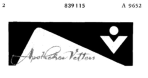 Apotheker Vetters Logo (DPMA, 18.05.1960)