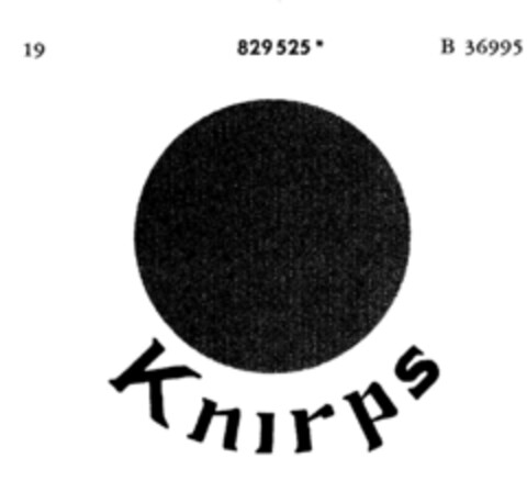 Knirps Logo (DPMA, 21.11.1966)