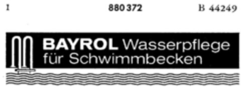 BAYROL Wasserpflege für Schwimmbecken Logo (DPMA, 04/15/1970)