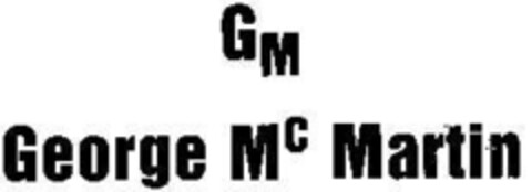 GM George Mc Martin Logo (DPMA, 21.05.1987)