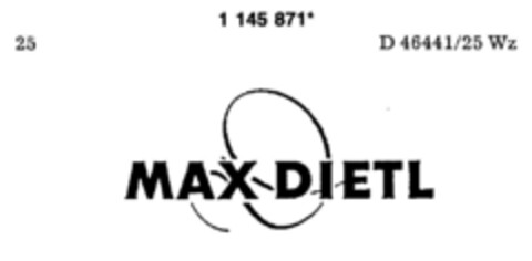 MAX DIETL Logo (DPMA, 21.04.1989)