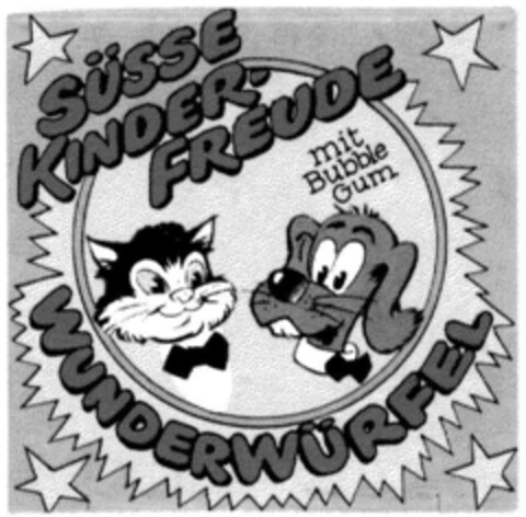 SÜSSE KINDER-FREUDE mit Bubble Gum Logo (DPMA, 15.04.1992)