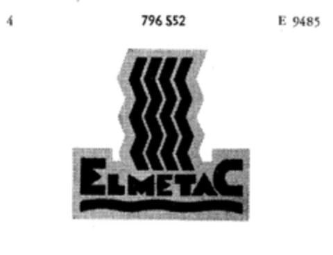 ELMETAC Logo (DPMA, 16.08.1963)