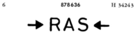 RAS Logo (DPMA, 13.04.1970)