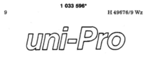 uni-Pro Logo (DPMA, 11.02.1982)