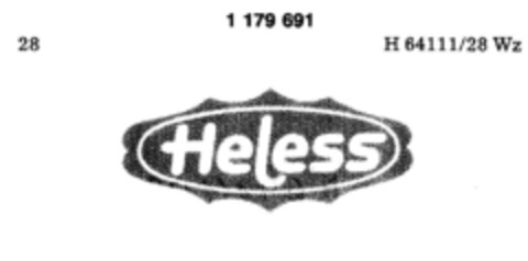 Heless Logo (DPMA, 05.09.1990)