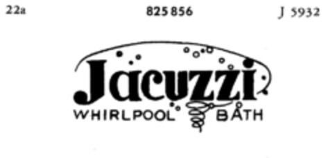 Jacuzzi WHIRLPOOL BATH Logo (DPMA, 04.05.1965)