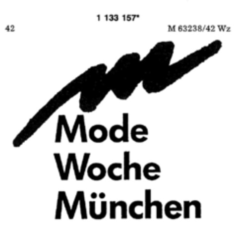 Mode Woche München Logo (DPMA, 14.07.1988)