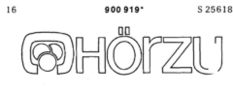 Hörzu Logo (DPMA, 03.07.1972)