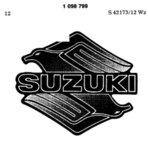 SUZUKI Logo (DPMA, 14.08.1985)