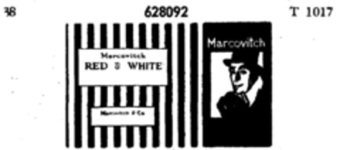 Marcovitch RED & WHITE Logo (DPMA, 04/18/1951)