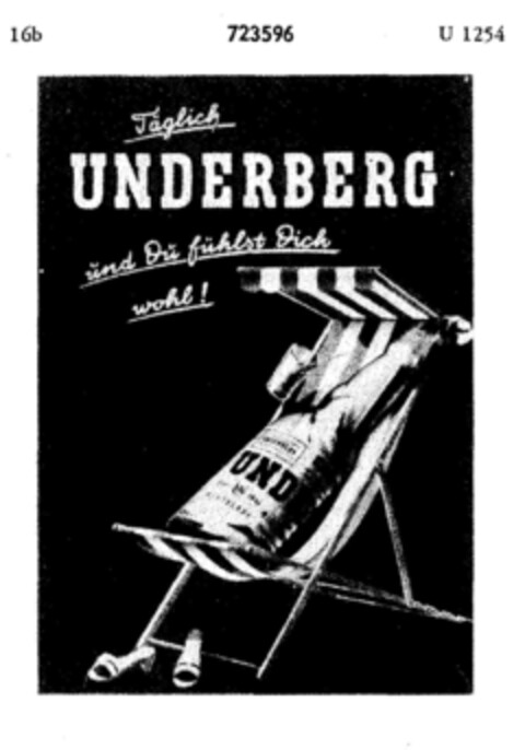 UNDERBERG Logo (DPMA, 03.05.1958)