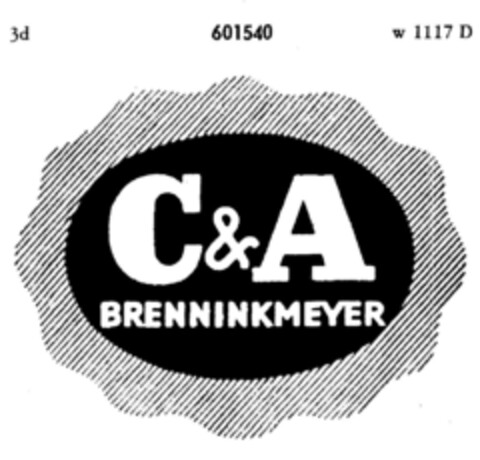 C&A BRENNINKMEYER Logo (DPMA, 01.10.1948)