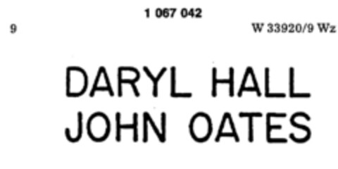 DARYL HALL JOHN OATES Logo (DPMA, 15.02.1984)