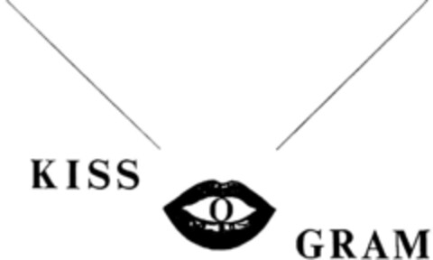 KISS O GRAM Logo (DPMA, 05.09.1990)