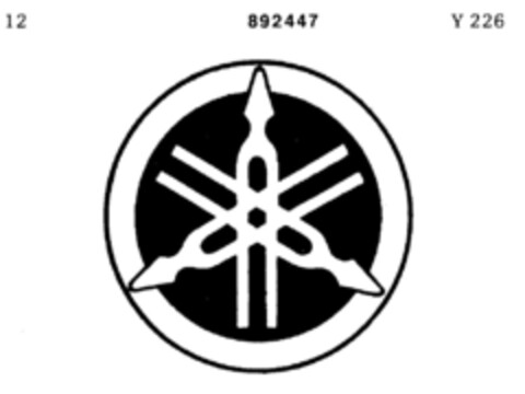 892447 Logo (DPMA, 20.11.1968)