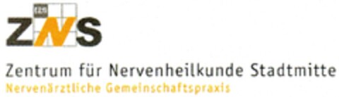 ZNS Zentrum für Nervenheilkunde Stadtmitte Nervenärztliche Gemeinschaftspraxis Logo (DPMA, 03/03/2008)