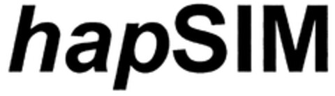 hapSIM Logo (DPMA, 04.09.2008)