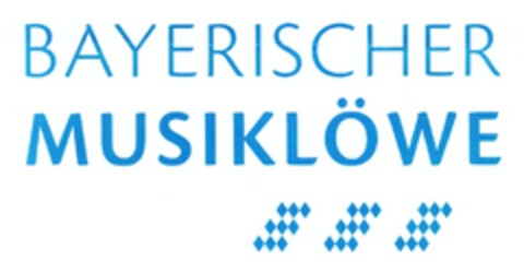 BAYERISCHER MUSIKLÖWE Logo (DPMA, 02/25/2010)