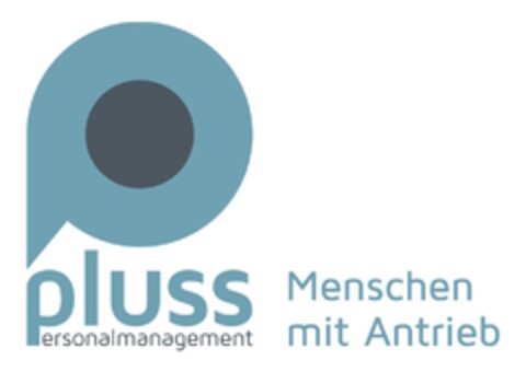 pluss Personalmanagement Menschen mit Antrieb Logo (DPMA, 06/25/2015)