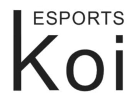 ESPORTS koi Logo (DPMA, 19.11.2019)