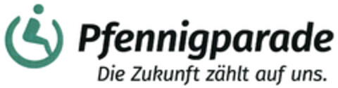 Pfennigparade Die Zukunft zählt auf uns. Logo (DPMA, 23.03.2021)