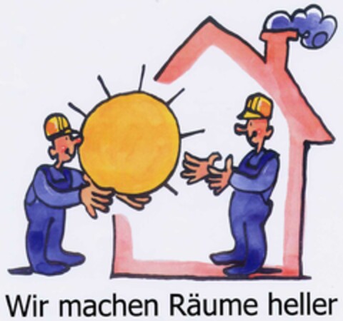 Wir machen Räume heller Logo (DPMA, 07/02/2002)