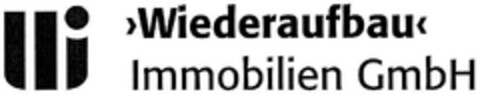 >Wiederaufbau< Immobilien GmbH Logo (DPMA, 09/23/2002)