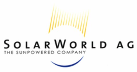 SOLARWORLD AG THE SUNPOWERED COMPANY Logo (DPMA, 17.08.2004)