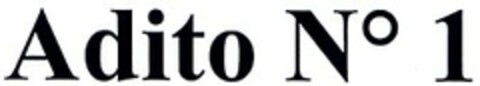 Adito N° 1 Logo (DPMA, 07/26/2004)