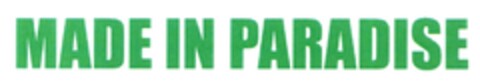 MADE IN PARADISE Logo (DPMA, 02/22/2007)