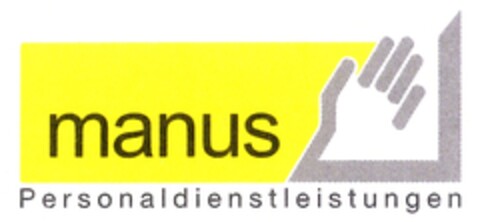 manus Personaldienstleistungen Logo (DPMA, 12.09.2007)