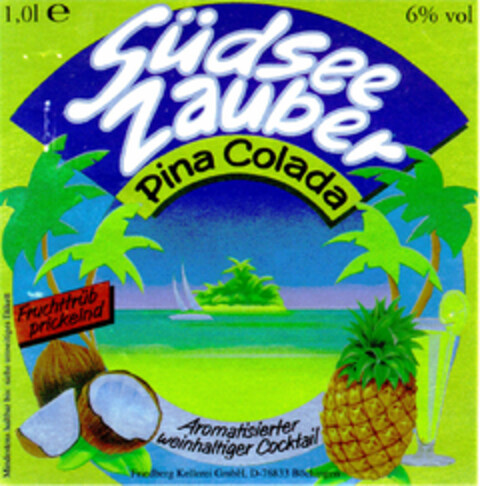 Südsee Zauber Pina Colada Logo (DPMA, 04/12/1995)