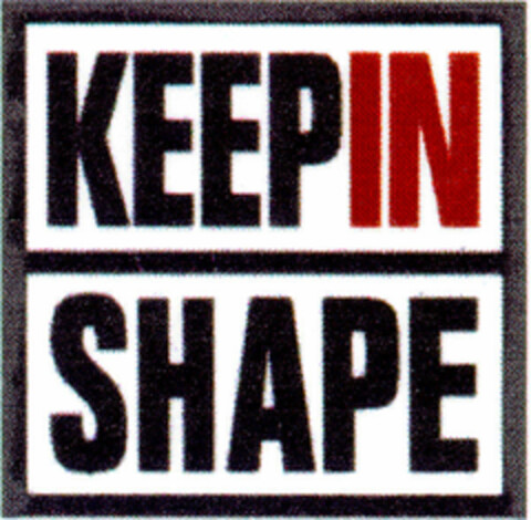 KEEPIN SHAPE Logo (DPMA, 13.12.1995)